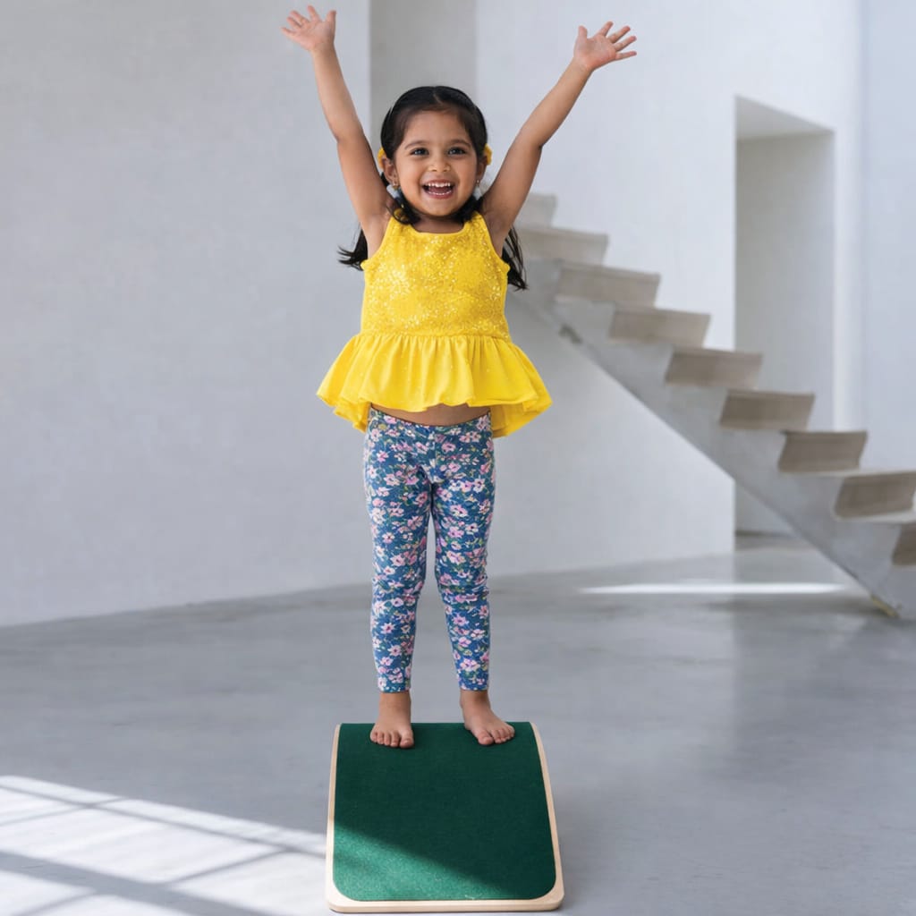 Wooden Balance Board for Kids