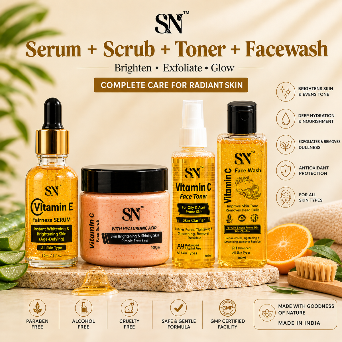 SN Glow Duo Combo | Brightening & Radiant Skin Care Kit